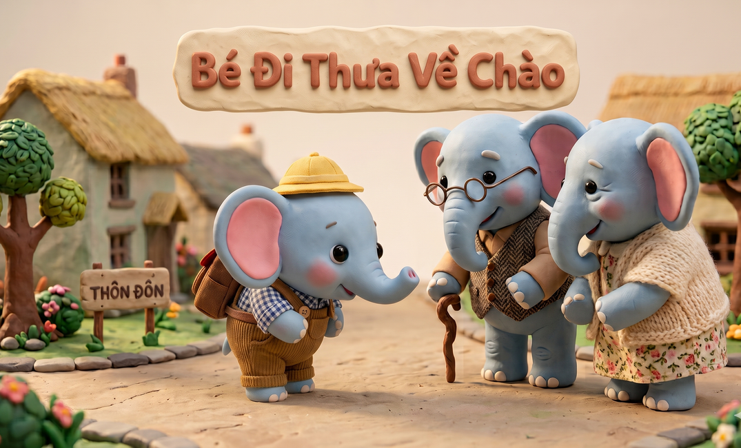 Nhạc phẩm: Bé Bé Đi Thưa Về Chào
