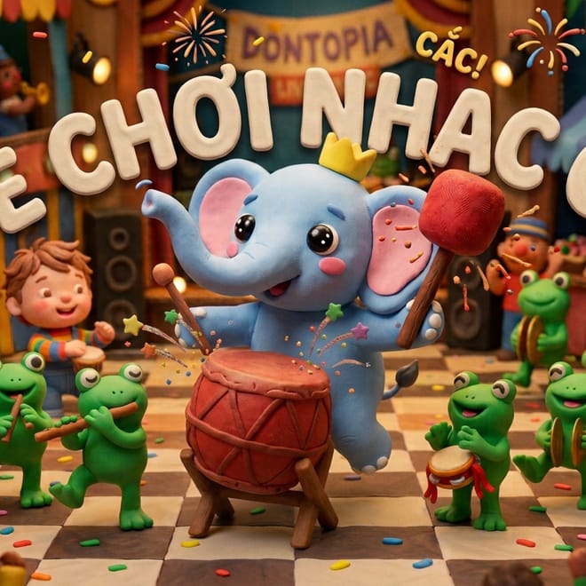 Hình ảnh của: Nhạc phẩm: Bé Chơi Nhạc Cụ